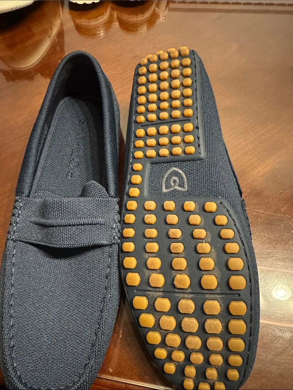 Rothy's Men's Slip-On Loafers in Dark Navy